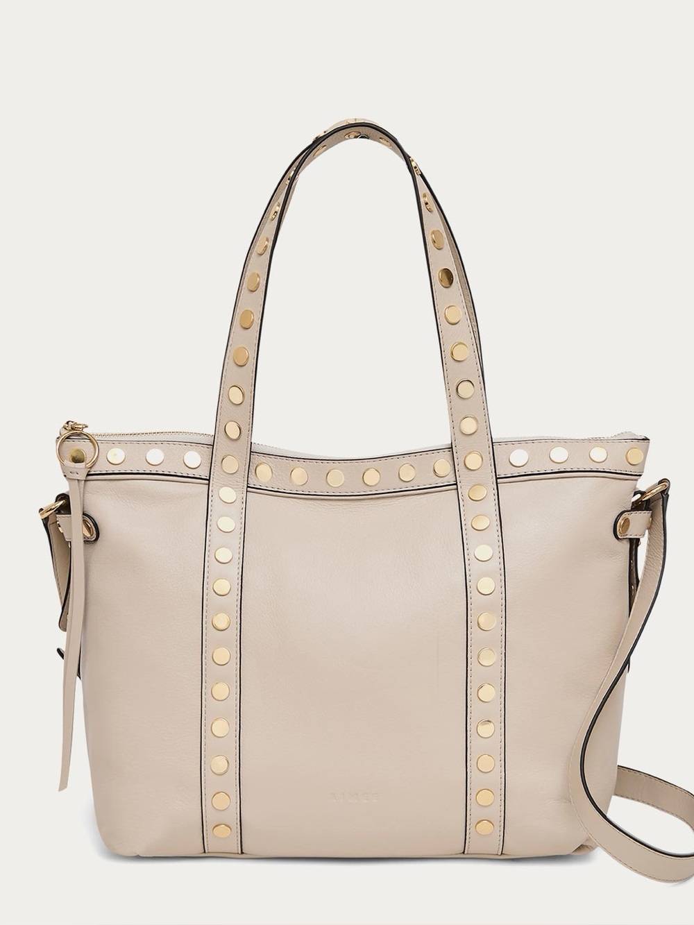 Aimee Jagger tote Leather Stud-Trim Tote Bag - Picture 10 of 11